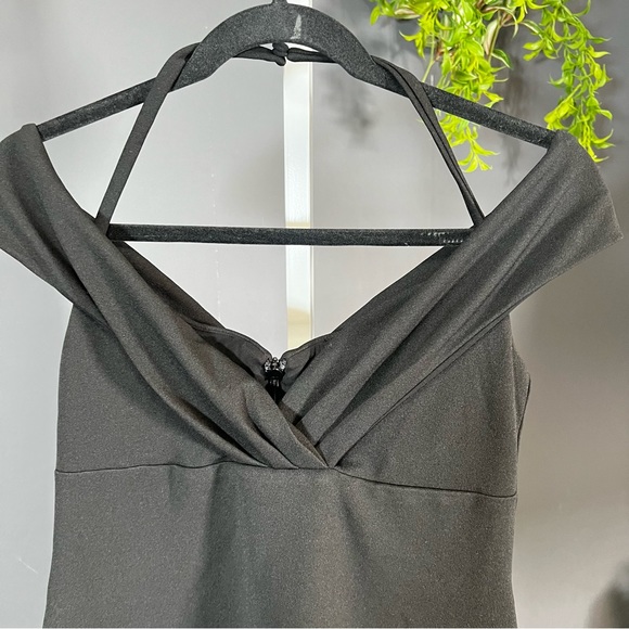 Nookie Womens Athena Off Shoulder Midi Black - Picture 6 of 15